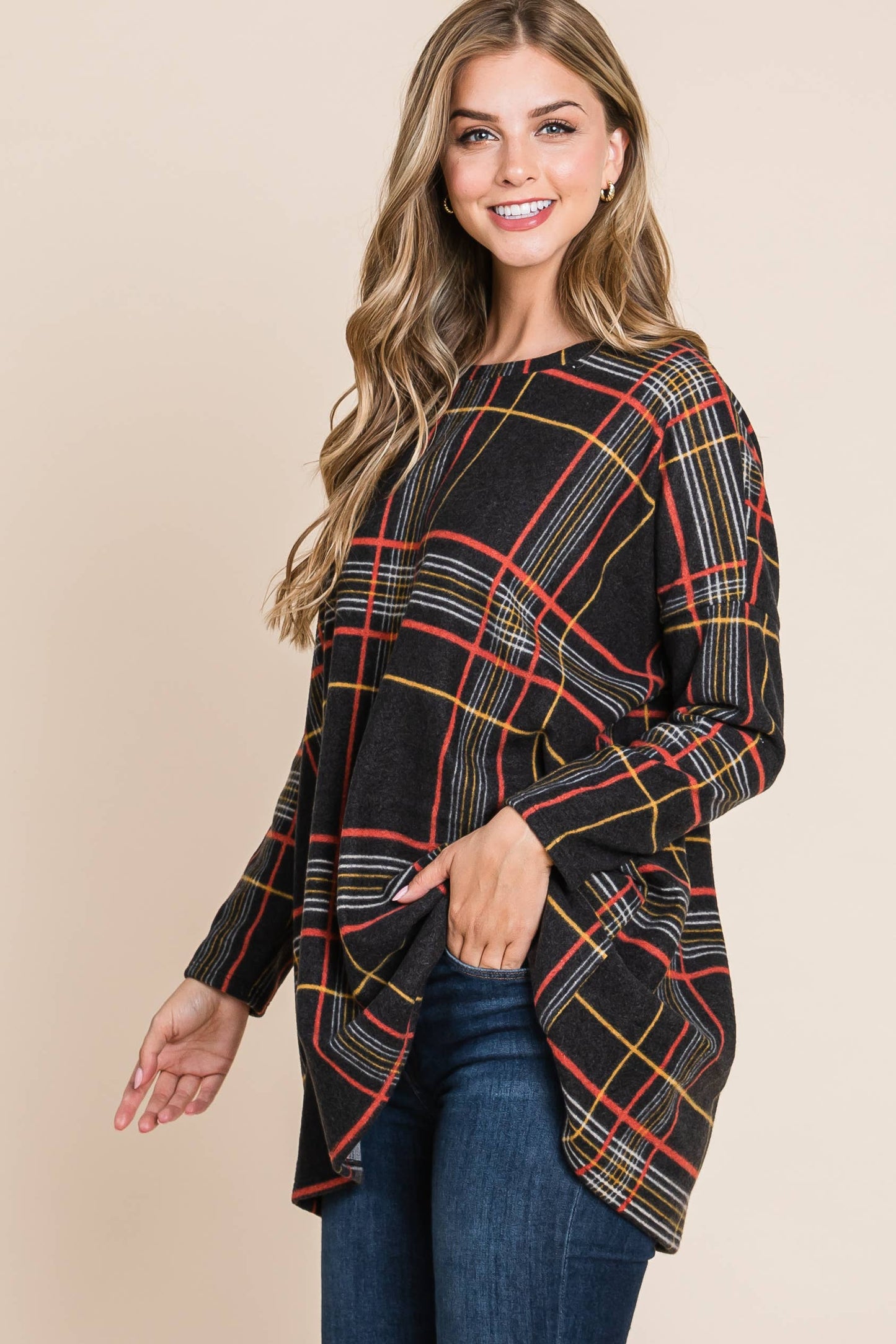 Relaxed Fit Sweater Tunic