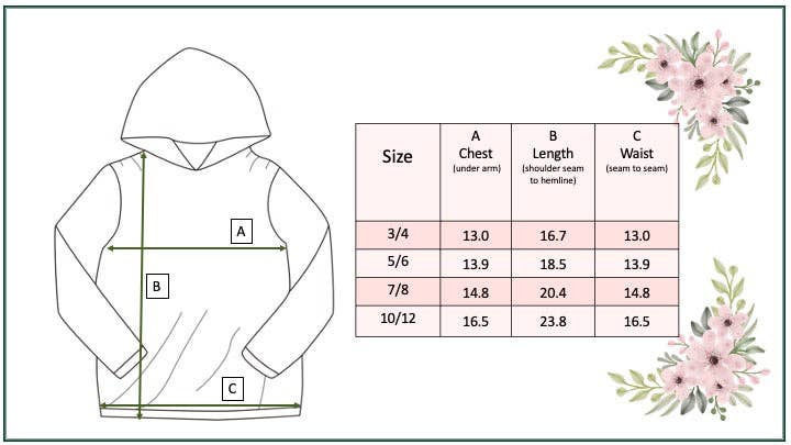 Girls' Pink Leopard/Stripe Hoodie