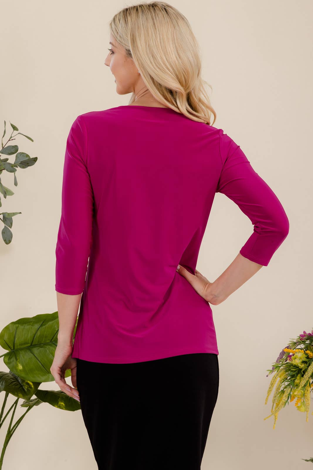Layering Top 3/4 Sleeve