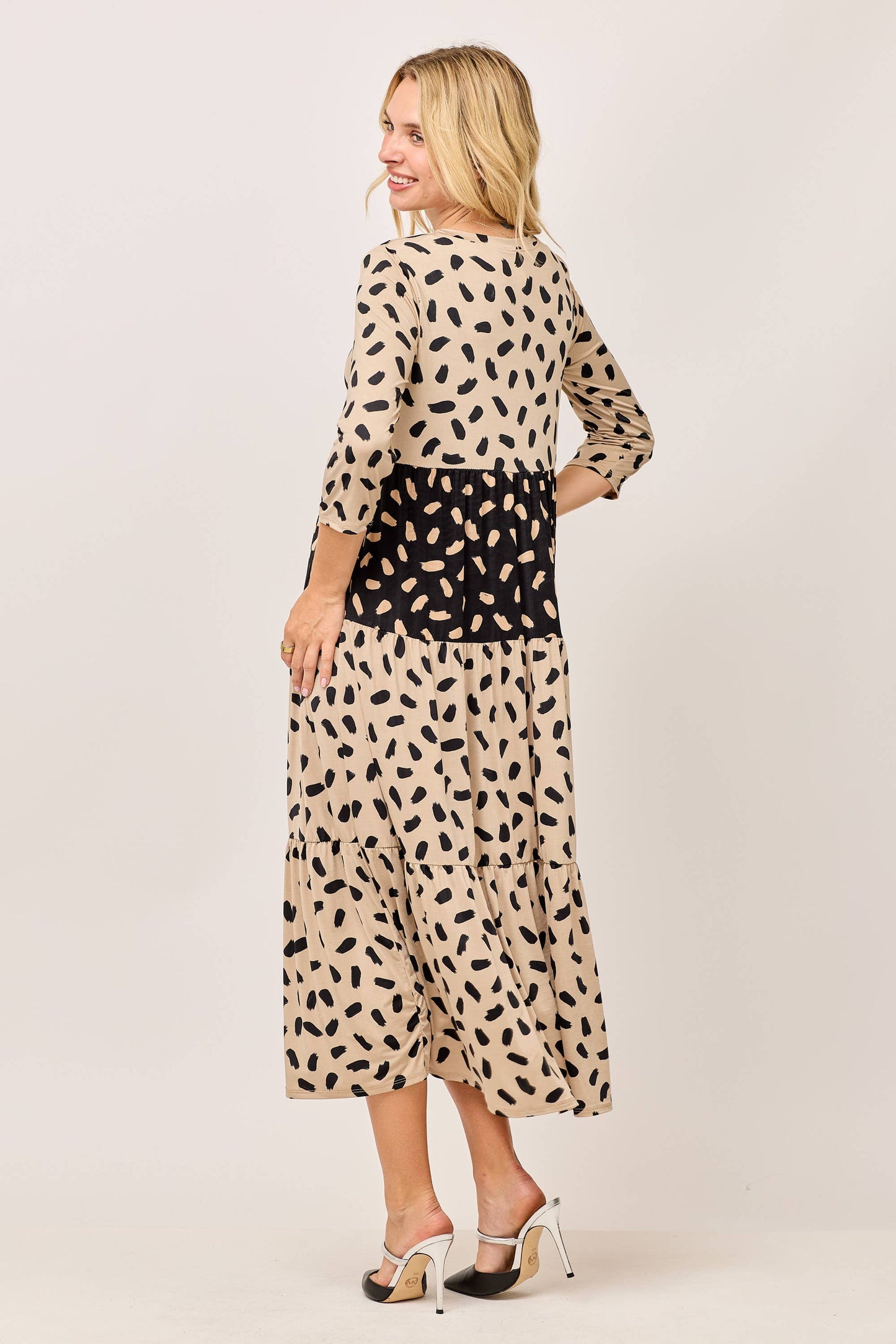 Tiered Midi Dress