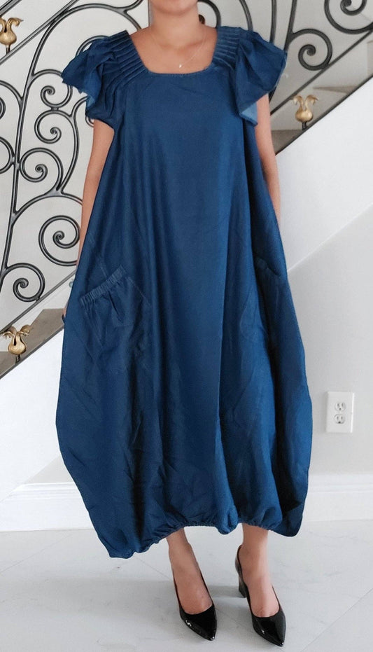 Denim Balloon Dress