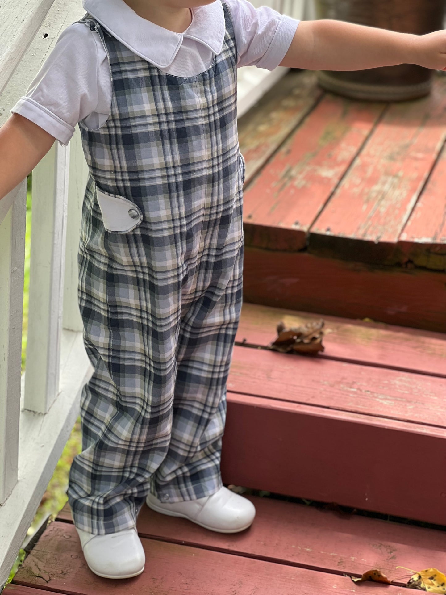 Flawed* Boys Longall- Blue Plaid